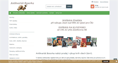 Desktop Screenshot of antikvariat-bosorka.cz