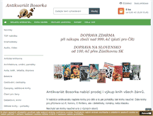 Tablet Screenshot of antikvariat-bosorka.cz